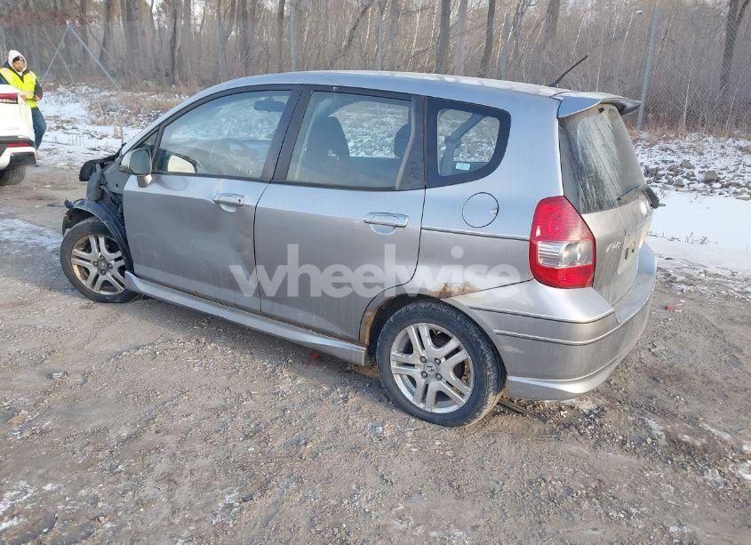 Photo 3 of 2007 Honda Fit SPORT (VIN JHMGD38627S013374)