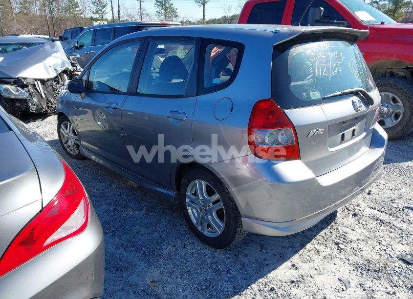 Photo 3 of 2007 Honda Fit SPORT (VIN JHMGD38627S014749)