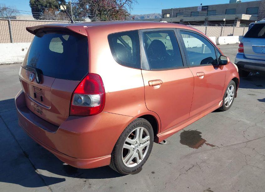 Photo 4 of 2007 Honda Fit SPORT (VIN JHMGD38627S020857)