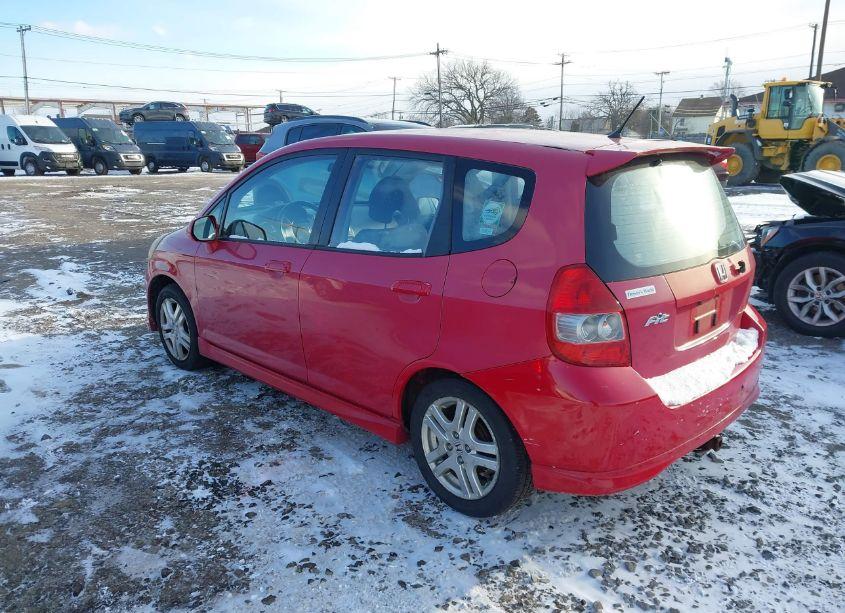 Photo 3 of 2007 Honda Fit SPORT (VIN JHMGD38627S026464)