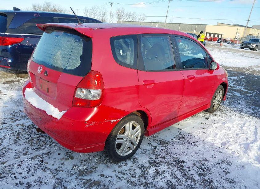 Photo 4 of 2007 Honda Fit SPORT (VIN JHMGD38627S026464)