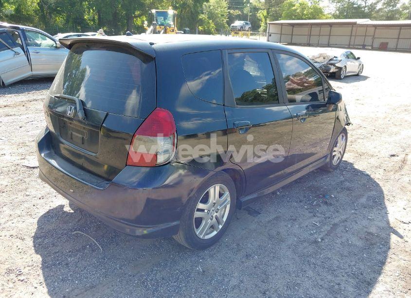 Photo 4 of 2007 Honda Fit SPORT (VIN JHMGD38627S029168)
