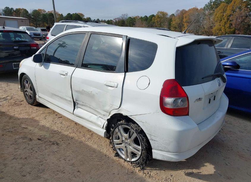 Photo 3 of 2007 Honda Fit SPORT (VIN JHMGD38627S029316)