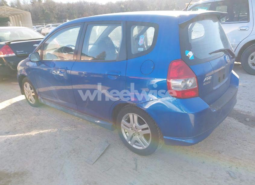 Photo 3 of 2007 Honda Fit SPORT (VIN JHMGD38627S033219)