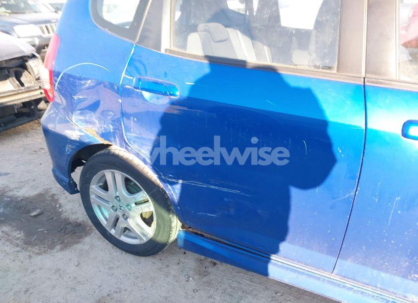 Photo 6 of 2007 Honda Fit SPORT (VIN JHMGD38627S033219)