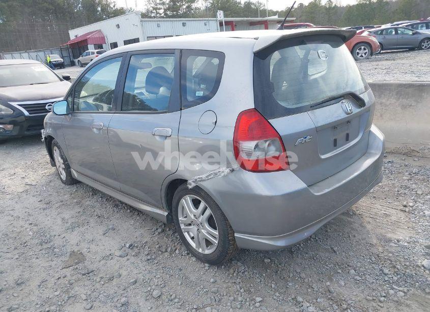 Photo 3 of 2007 Honda Fit SPORT (VIN JHMGD38627S037626)