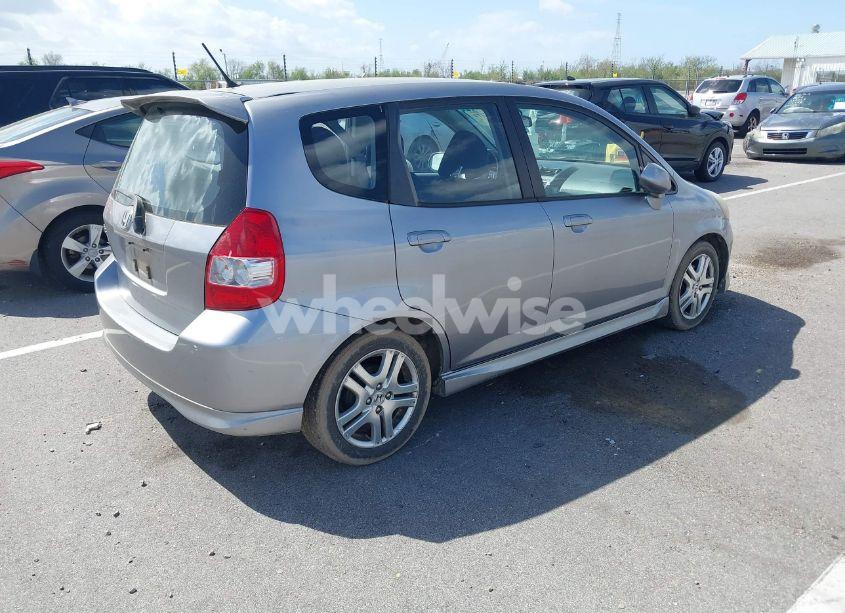 Photo 4 of 2007 Honda Fit SPORT (VIN JHMGD38627S037982)