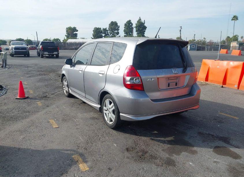 Photo 3 of 2007 Honda Fit SPORT (VIN JHMGD38627S042177)