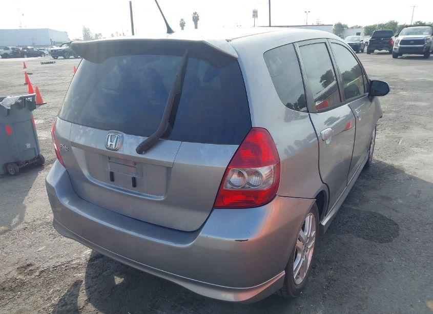 Photo 4 of 2007 Honda Fit SPORT (VIN JHMGD38627S042177)