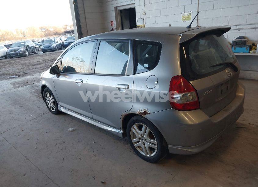 Photo 3 of 2007 Honda Fit SPORT (VIN JHMGD38627S052854)