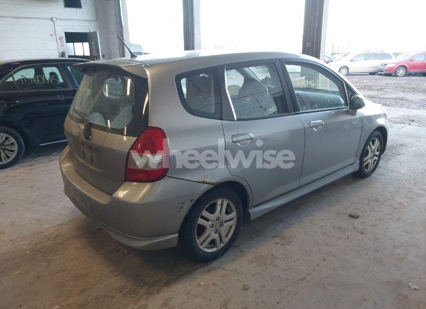 Photo 4 of 2007 Honda Fit SPORT (VIN JHMGD38627S052854)