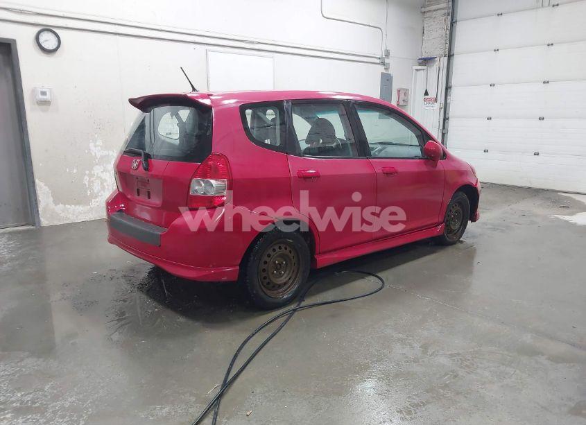 Photo 4 of 2008 Honda Fit SPORT (VIN JHMGD38628S015742)