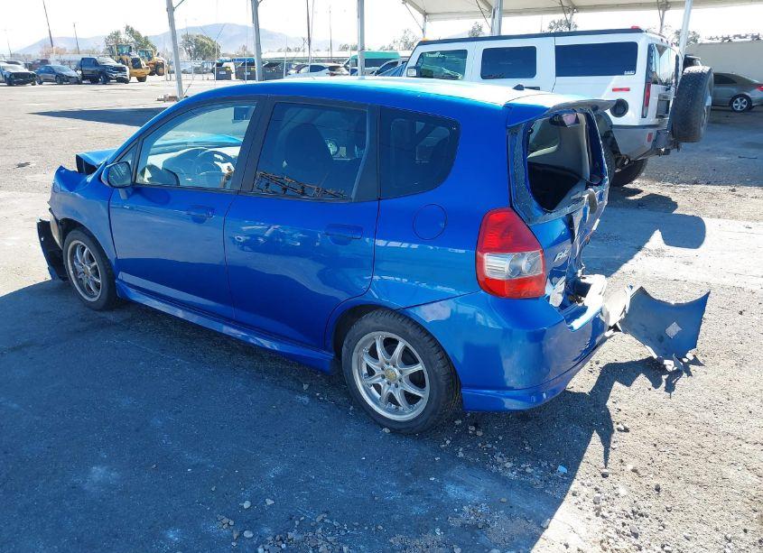 Photo 3 of 2008 Honda Fit SPORT (VIN JHMGD38628S032735)