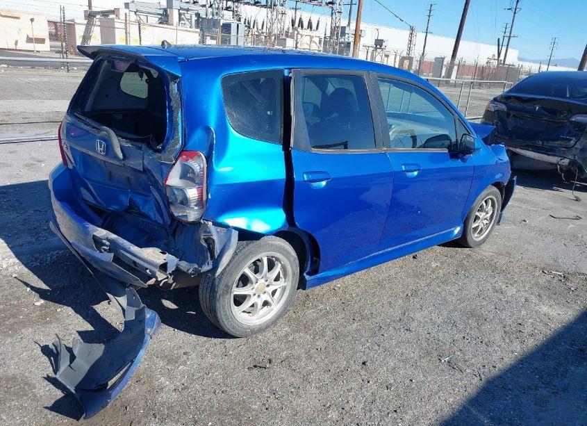 Photo 4 of 2008 Honda Fit SPORT (VIN JHMGD38628S032735)