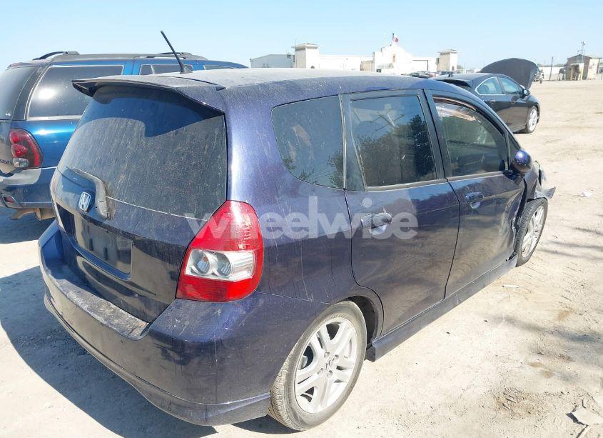 Photo 4 of 2008 Honda Fit SPORT (VIN JHMGD38628S033464)