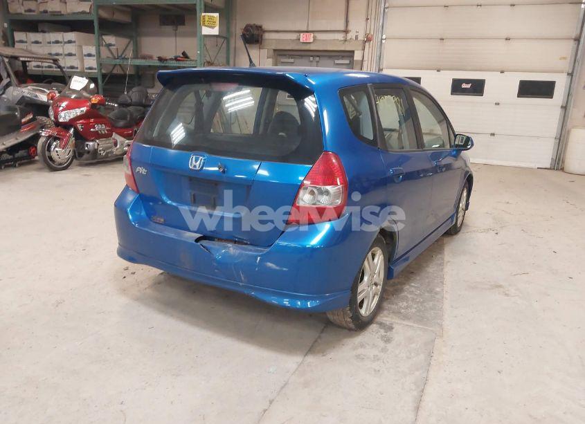 Photo 4 of 2008 Honda Fit SPORT (VIN JHMGD38628S045811)