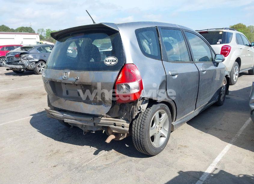 Photo 4 of 2007 Honda Fit SPORT (VIN JHMGD38637S000195)