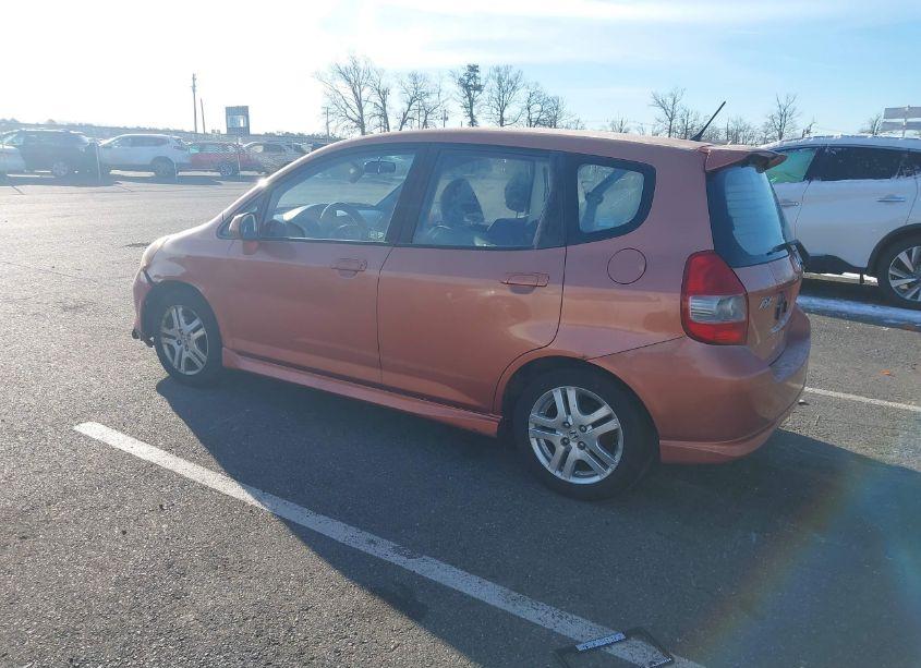 Photo 3 of 2007 Honda Fit SPORT (VIN JHMGD38637S000794)