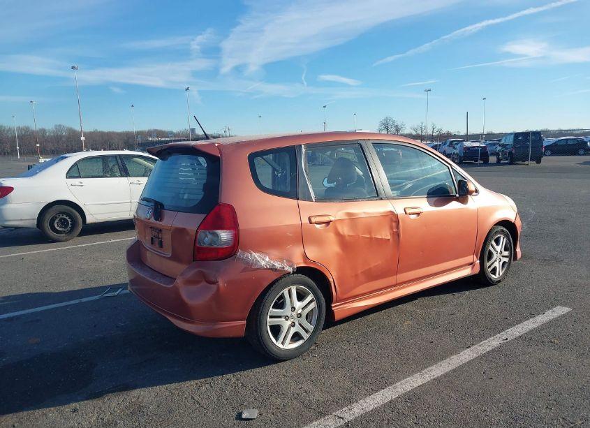 Photo 4 of 2007 Honda Fit SPORT (VIN JHMGD38637S000794)