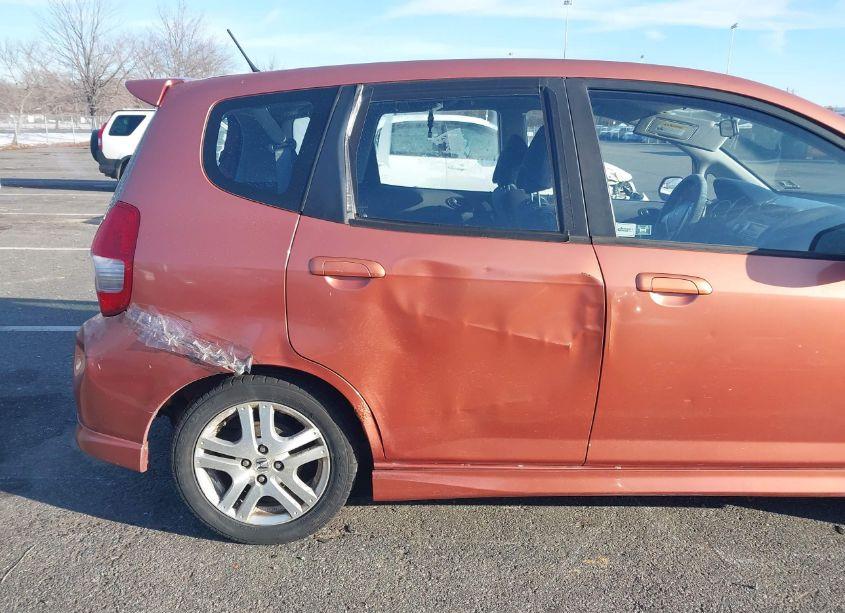 Photo 6 of 2007 Honda Fit SPORT (VIN JHMGD38637S000794)
