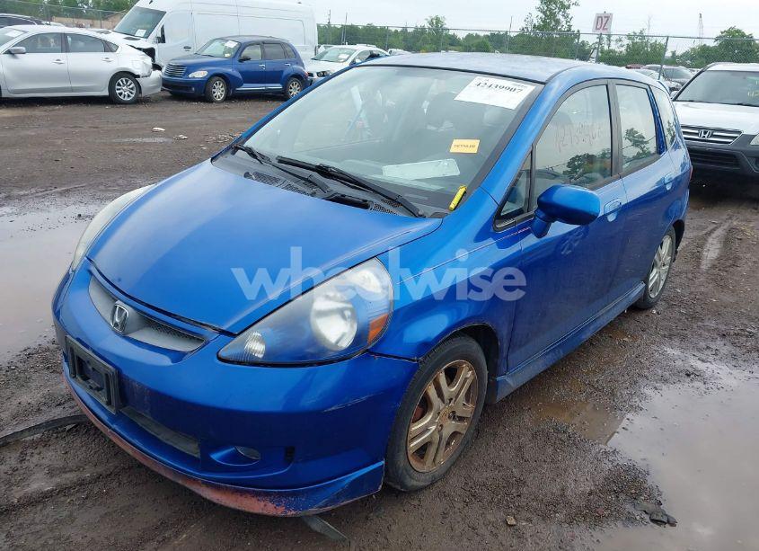 Photo 2 of 2007 Honda Fit SPORT (VIN JHMGD38637S009320)