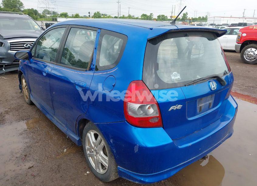 Photo 3 of 2007 Honda Fit SPORT (VIN JHMGD38637S009320)