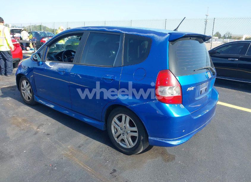 Photo 3 of 2007 Honda Fit SPORT (VIN JHMGD38637S015957)
