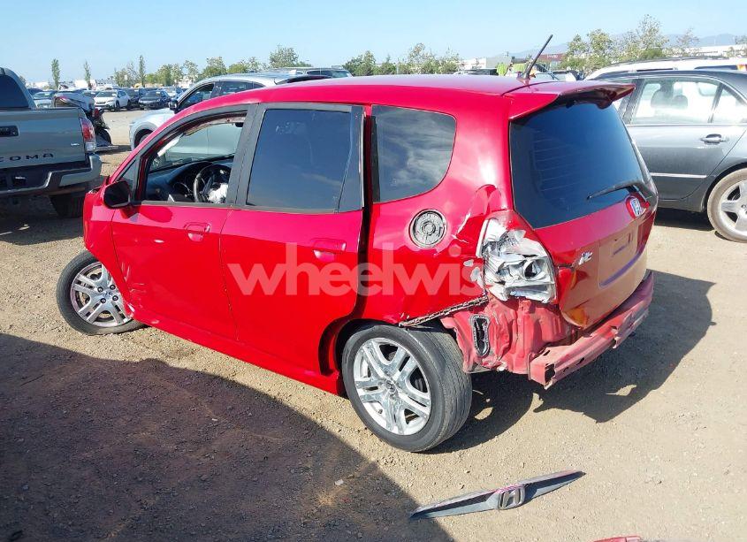 Photo 3 of 2007 Honda Fit SPORT (VIN JHMGD38637S016414)