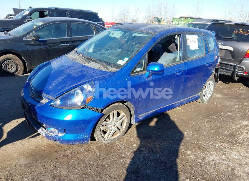 Photo 2 of 2007 Honda Fit SPORT (VIN JHMGD38637S019040)