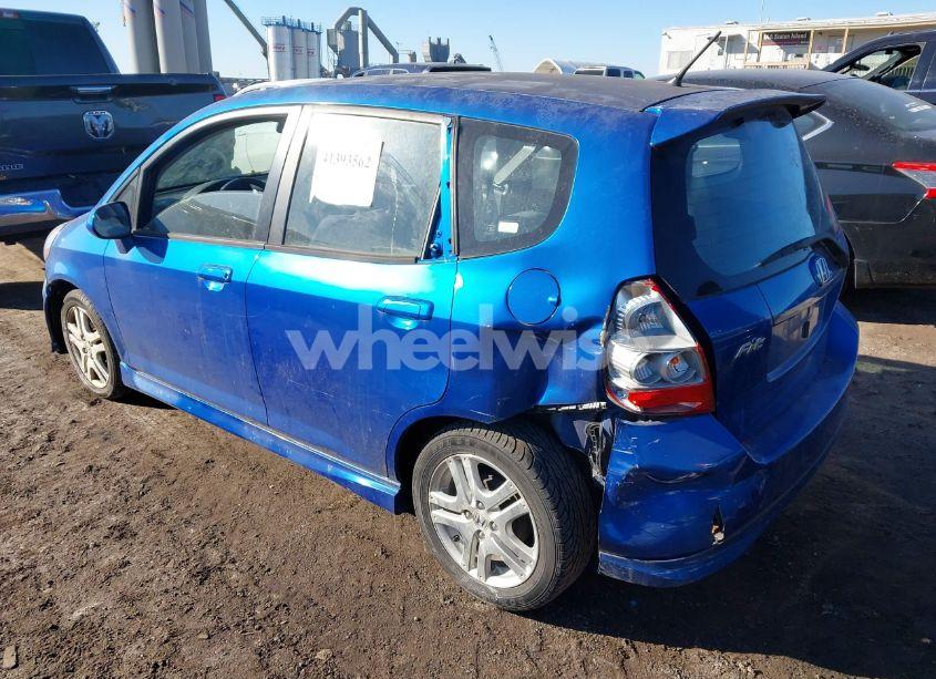 Photo 3 of 2007 Honda Fit SPORT (VIN JHMGD38637S019040)