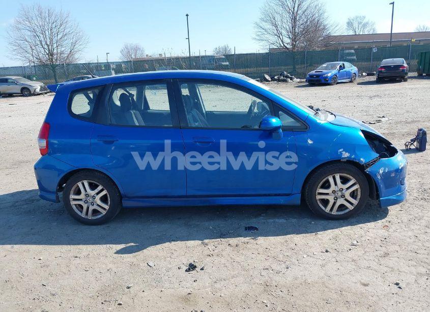 Photo 13 of 2007 Honda Fit SPORT (VIN JHMGD38637S049641)