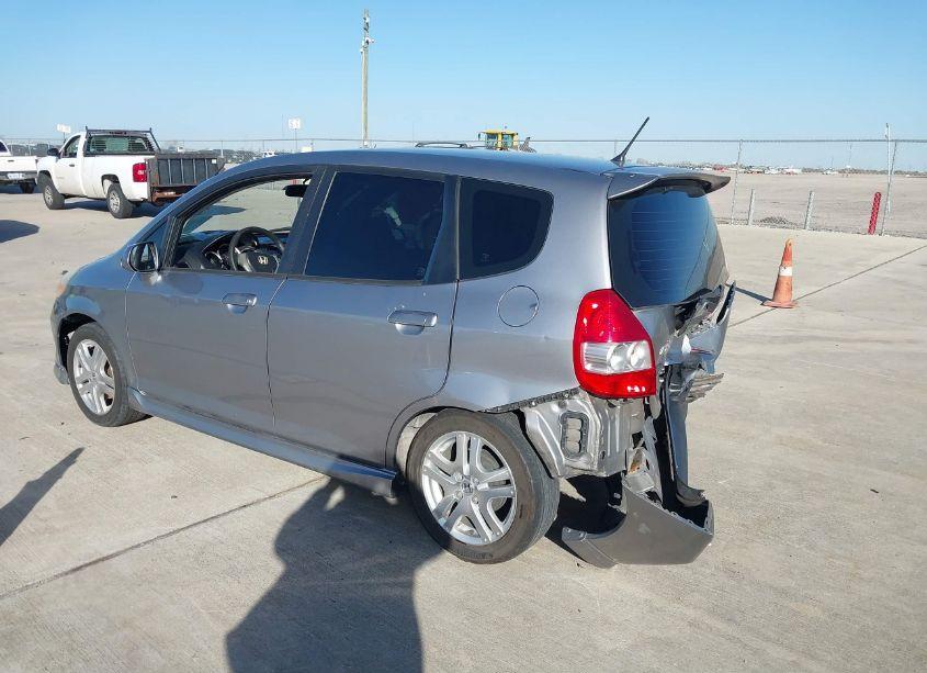 Photo 3 of 2007 Honda Fit SPORT (VIN JHMGD38637S059330)