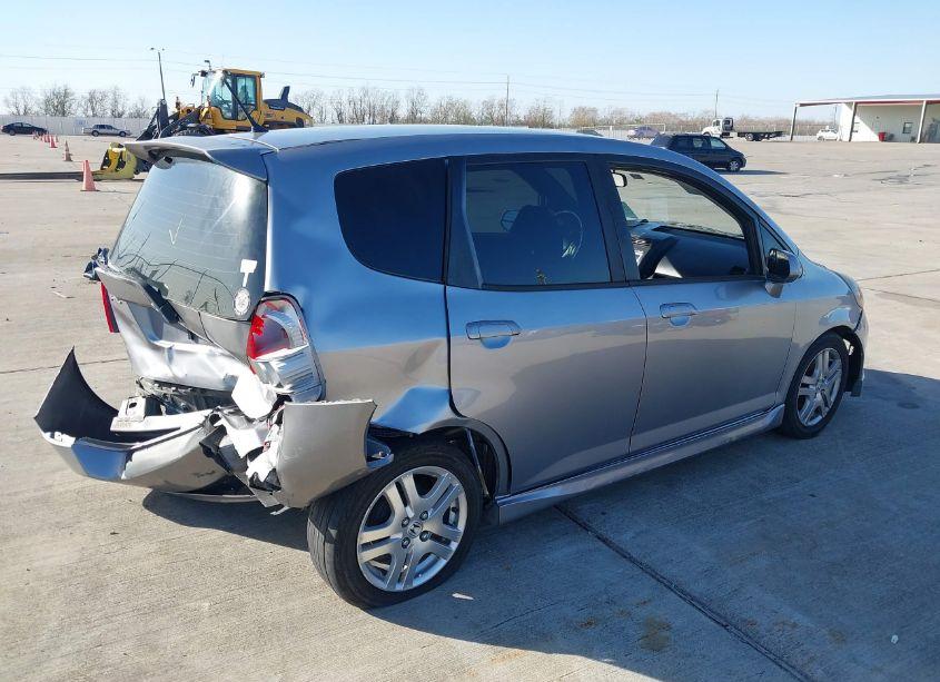 Photo 4 of 2007 Honda Fit SPORT (VIN JHMGD38637S059330)