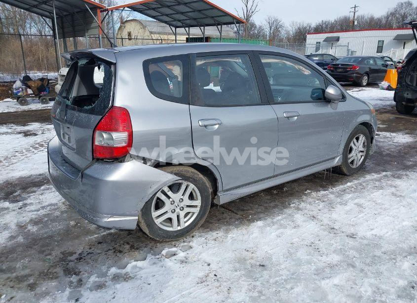 Photo 4 of 2007 Honda Fit SPORT (VIN JHMGD38637S065452)