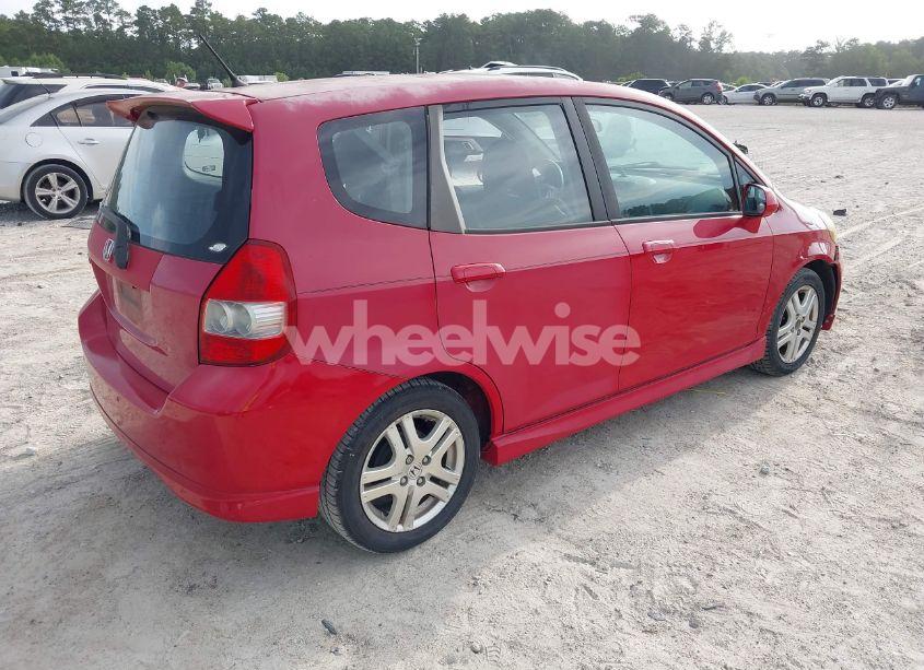 Photo 4 of 2008 Honda Fit SPORT (VIN JHMGD38638S026636)