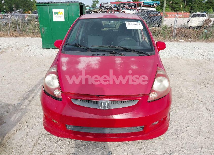 Photo 6 of 2008 Honda Fit SPORT (VIN JHMGD38638S026636)