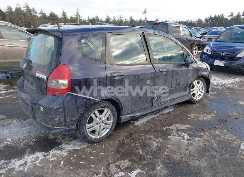 Photo 4 of 2008 Honda Fit SPORT (VIN JHMGD38638S041217)