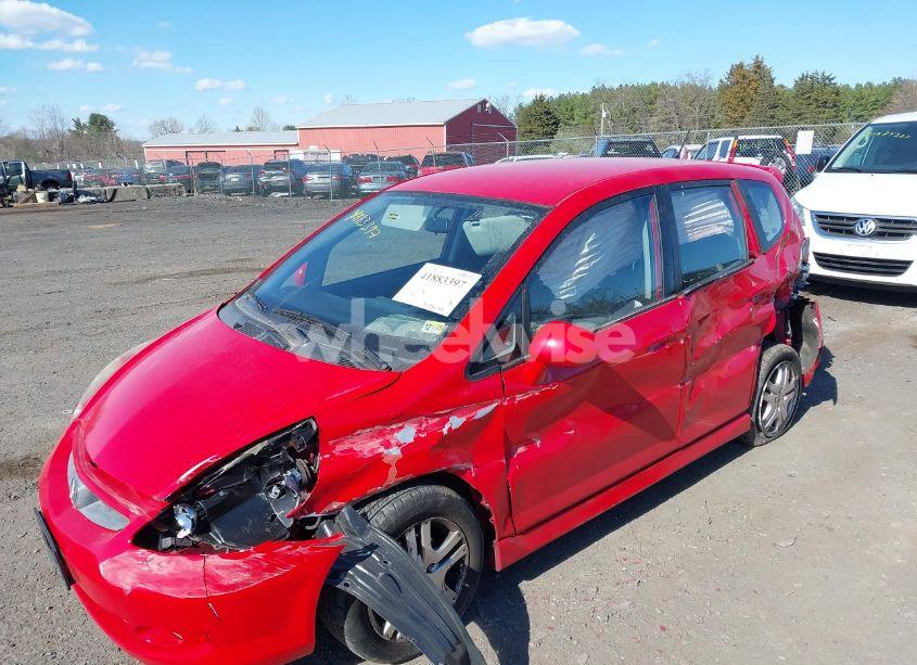 Photo 6 of 2008 Honda Fit SPORT (VIN JHMGD38638S059264)