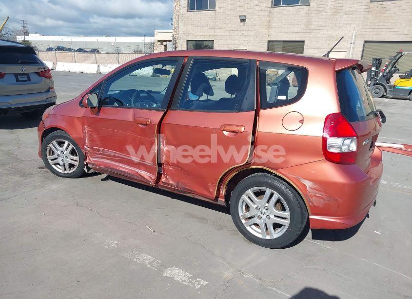 Photo 3 of 2007 Honda Fit SPORT (VIN JHMGD38647S036638)