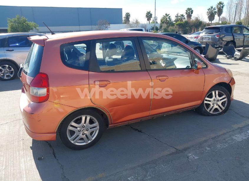 Photo 4 of 2007 Honda Fit SPORT (VIN JHMGD38647S036638)