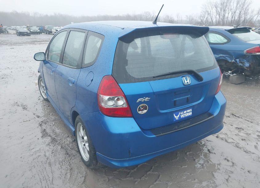 Photo 3 of 2007 Honda Fit SPORT (VIN JHMGD38647S039684)