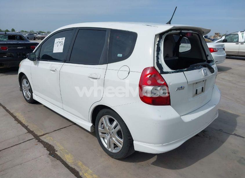 Photo 3 of 2007 Honda Fit SPORT (VIN JHMGD38647S041001)