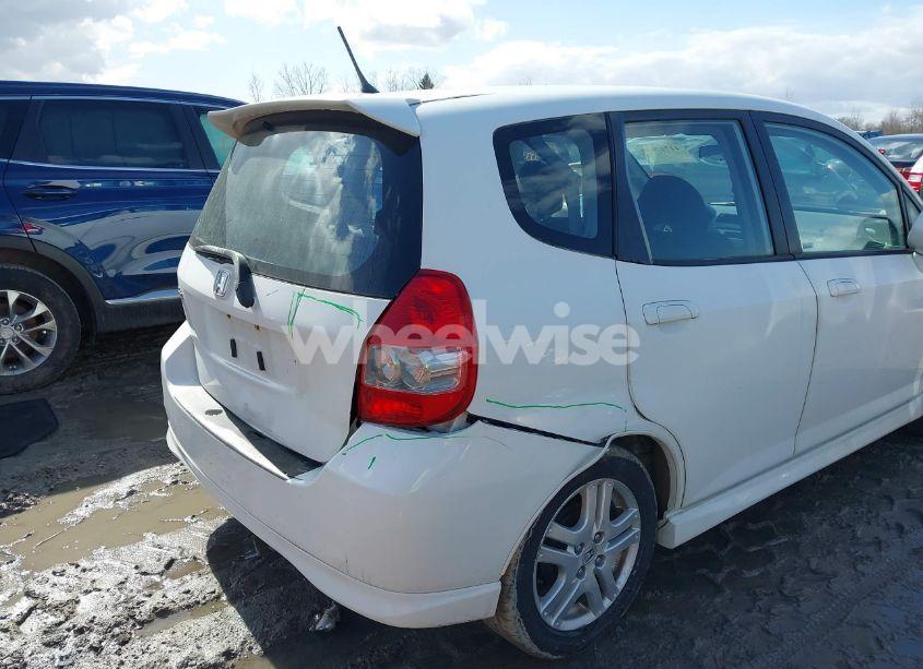 Photo 6 of 2007 Honda Fit SPORT (VIN JHMGD38647S065430)