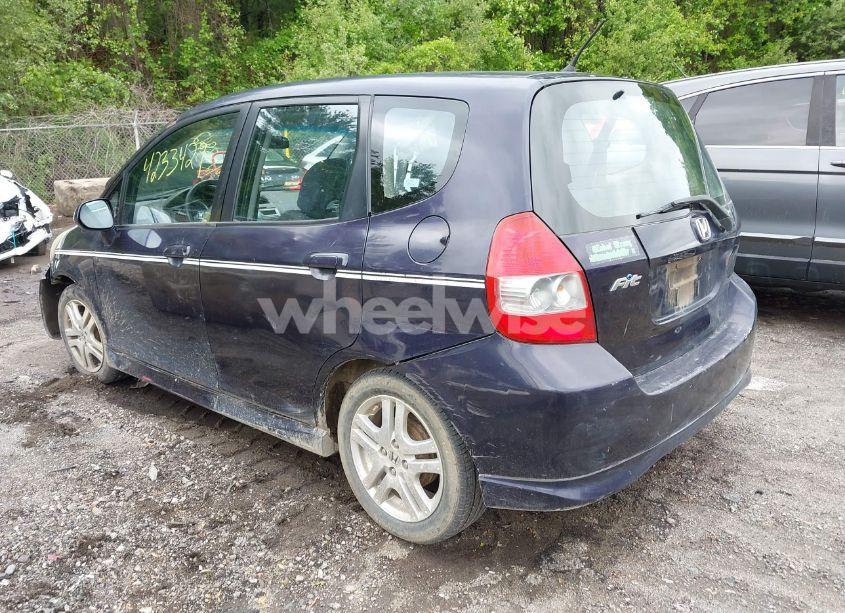Photo 3 of 2008 Honda Fit SPORT (VIN JHMGD38648S014818)