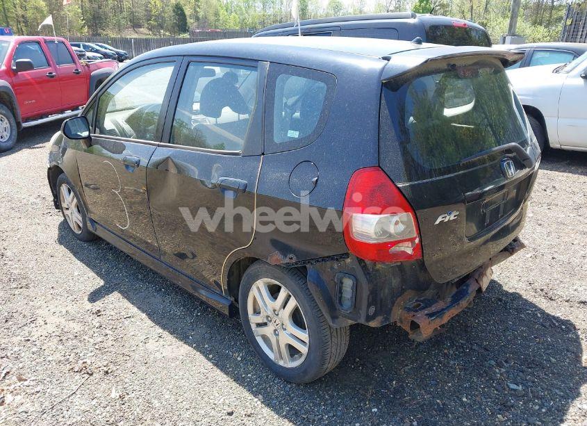 Photo 3 of 2008 Honda Fit SPORT (VIN JHMGD38648S019498)