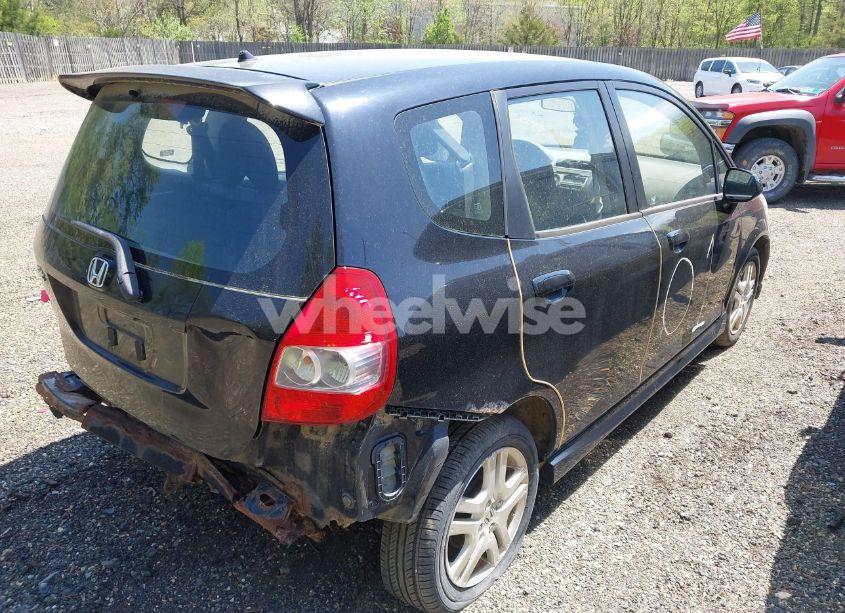 Photo 4 of 2008 Honda Fit SPORT (VIN JHMGD38648S019498)
