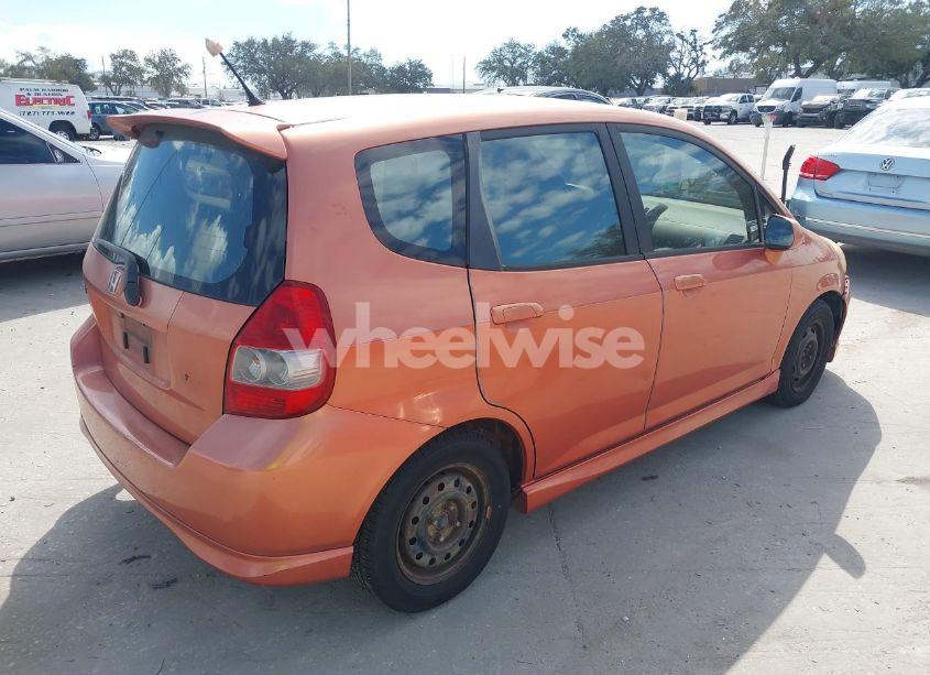 Photo 4 of 2008 Honda Fit SPORT (VIN JHMGD38648S030243)