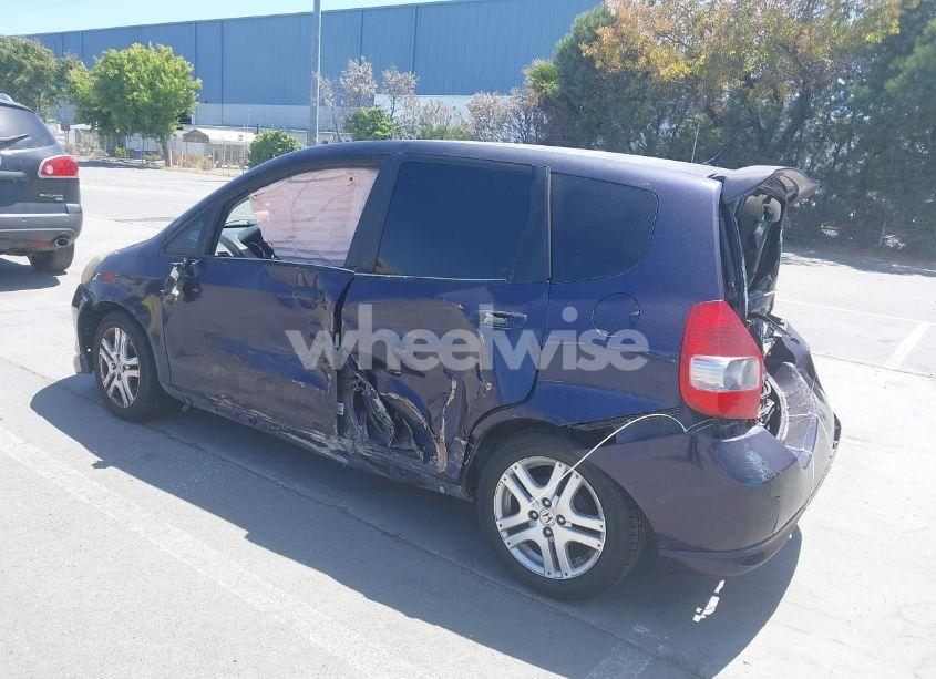 Photo 3 of 2008 Honda Fit SPORT (VIN JHMGD38648S031831)