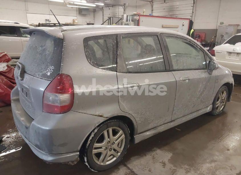 Photo 4 of 2007 Honda Fit SPORT (VIN JHMGD38657S000389)