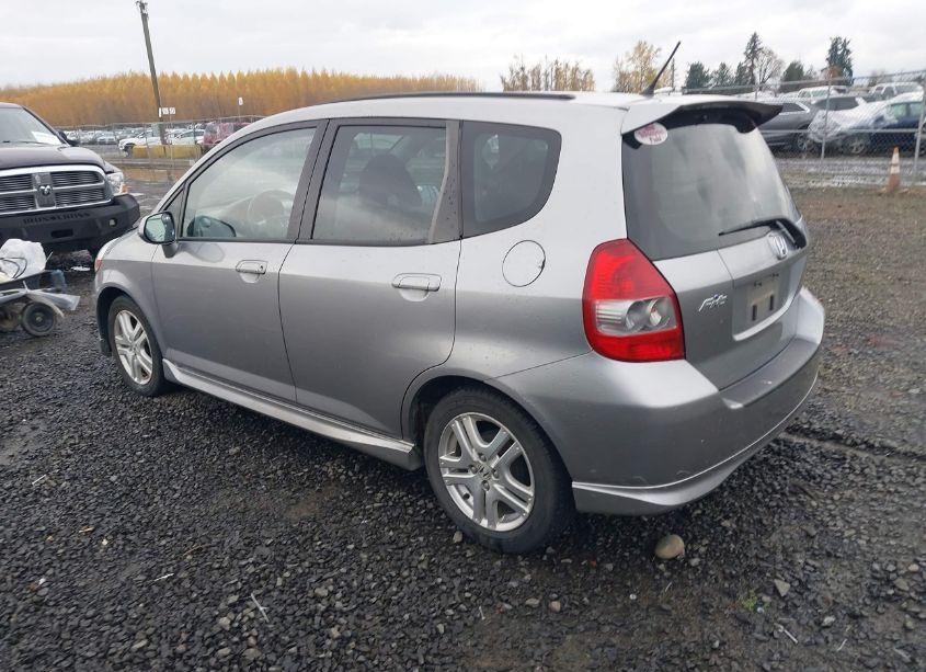 Photo 3 of 2007 Honda Fit SPORT (VIN JHMGD38657S018889)